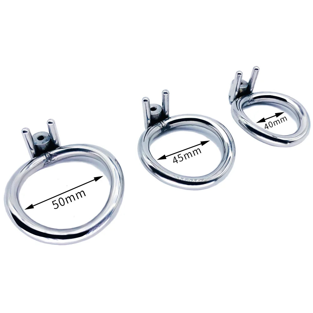 SHAZ Stainless-Steel Chastity Cage
