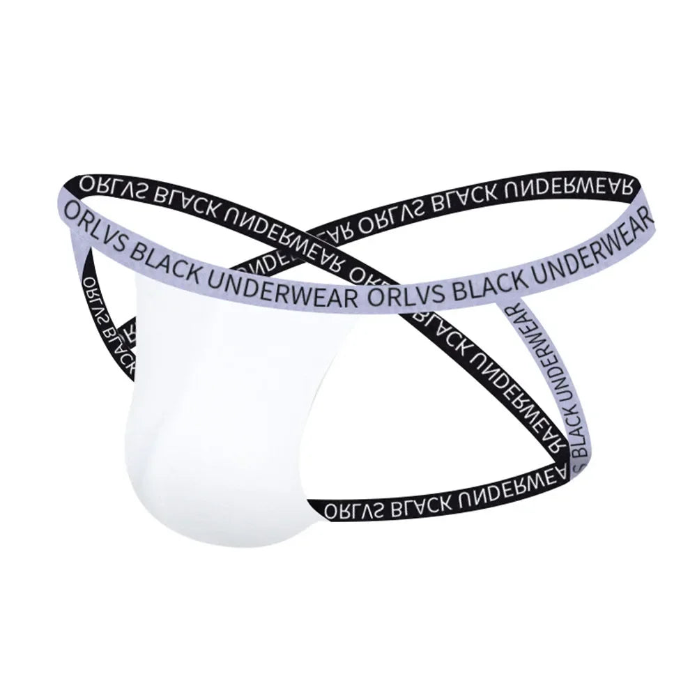 ORLVS BLACK Cross-Strap Jockstrap