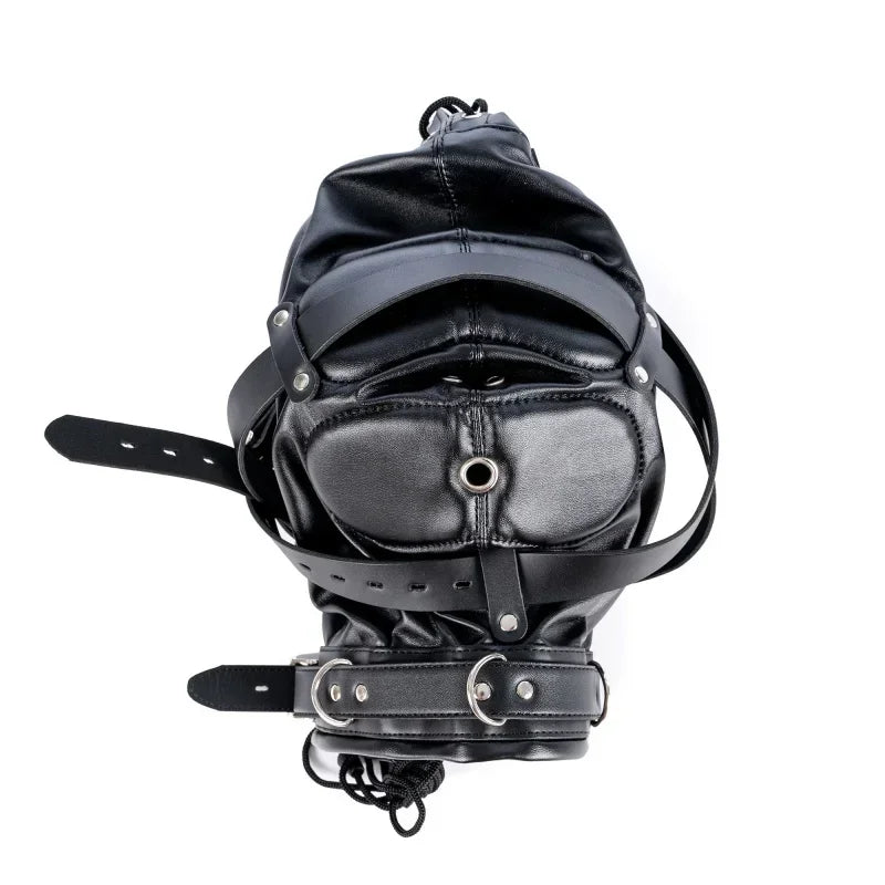 Buckle-Strap Fetish Hood