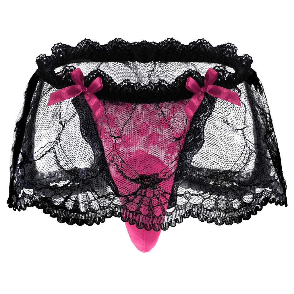 Sissy Boy Skirt Thong