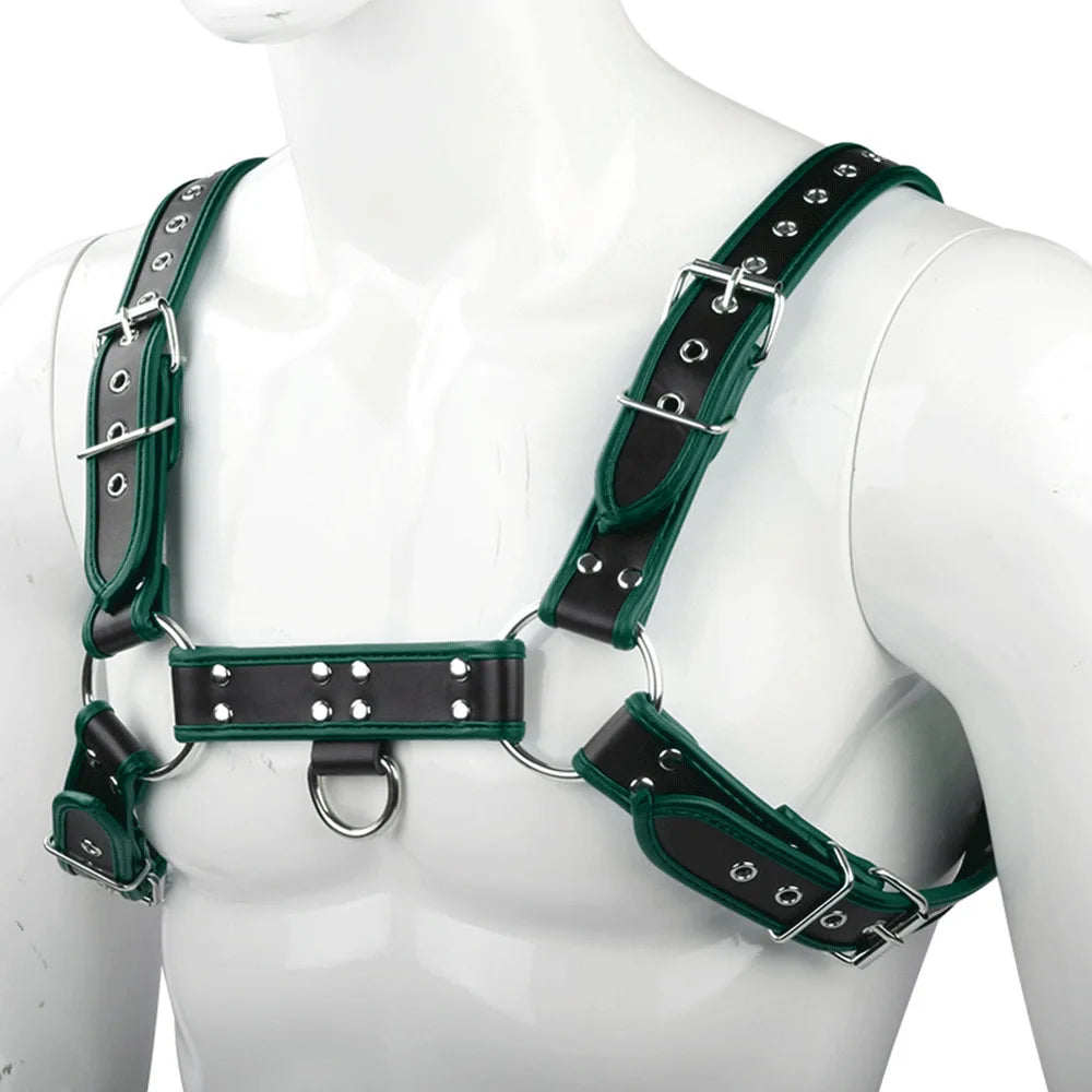 Contrast-Trim Chest Harness