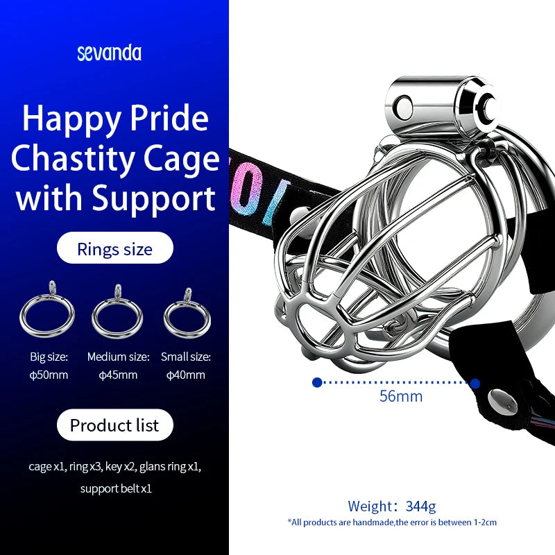 SEVANDA Metal Chastity Cage