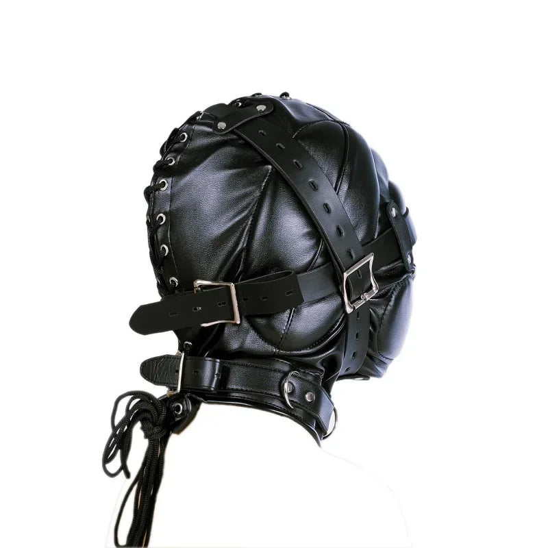 Buckle-Strap Fetish Hood