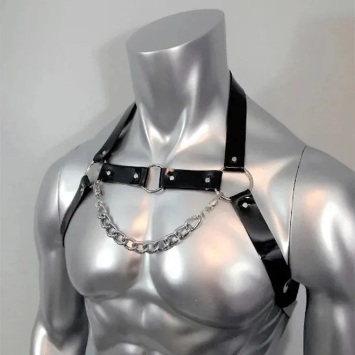 Chain Halter Chest Harness