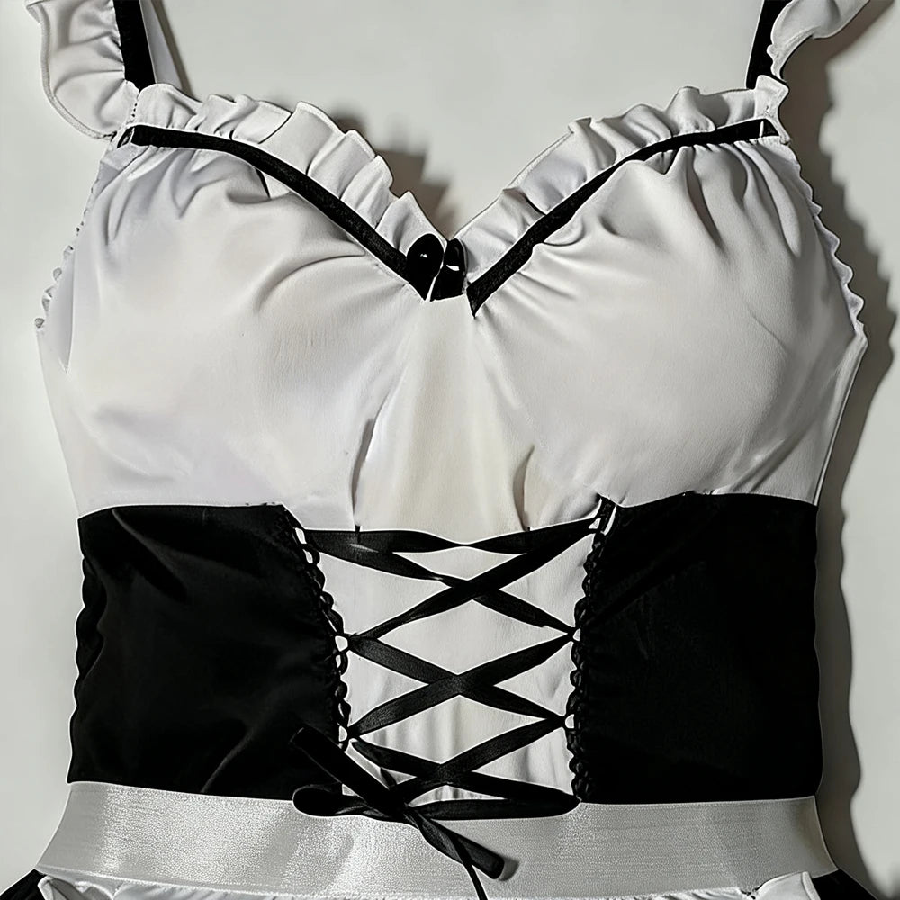 Sissy Ruffle Maid Dress
