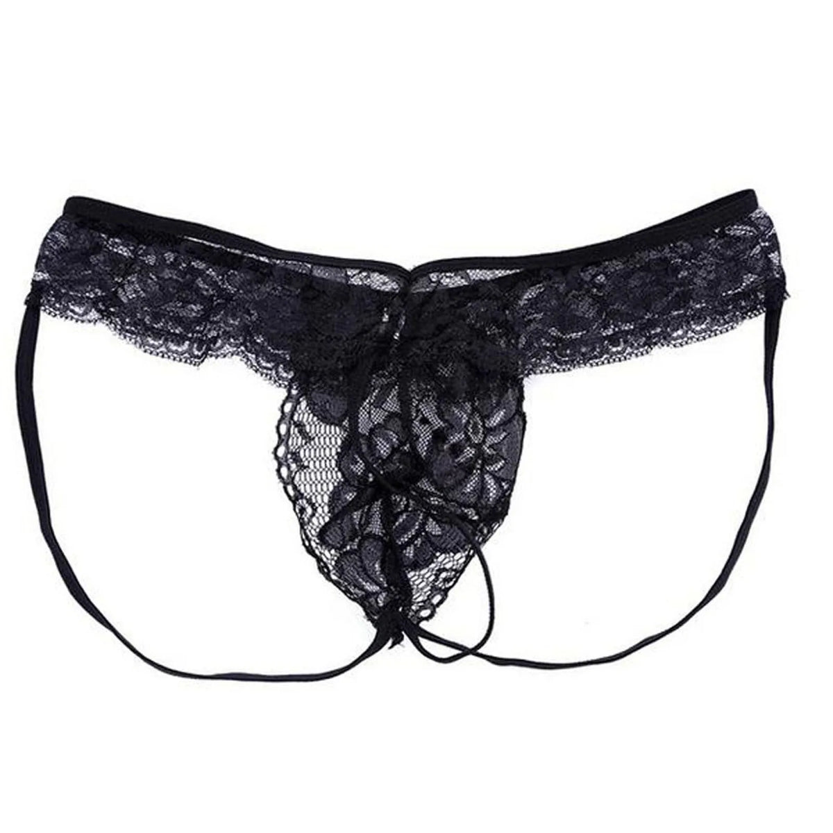 Sissy Sheer Lace Thong