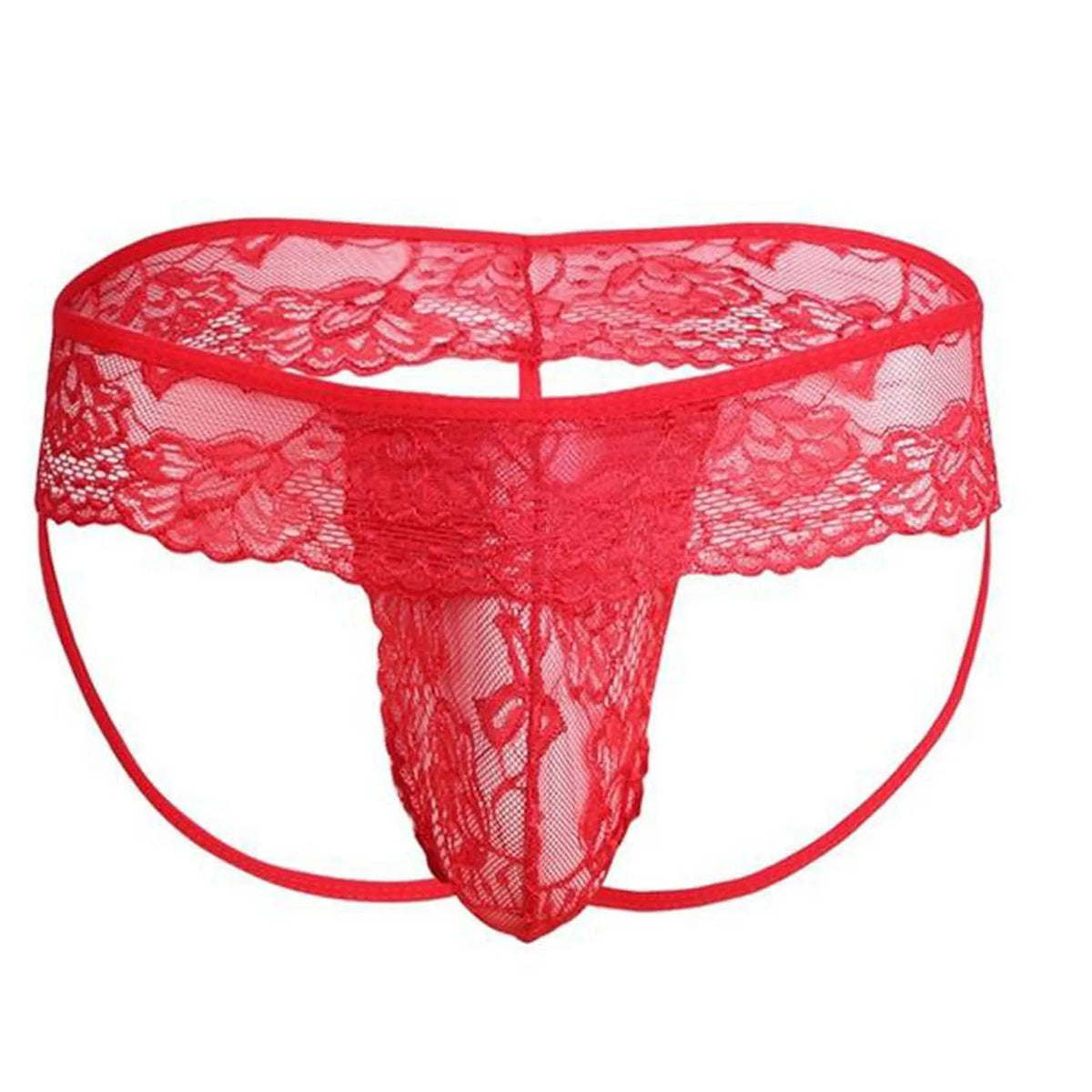 Sissy Sheer Lace Thong