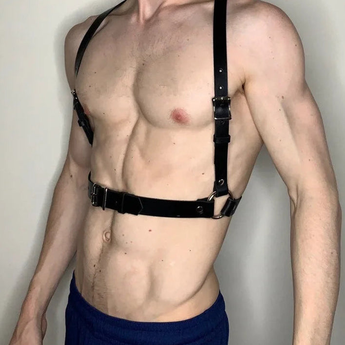 Studded Collar Harness (various styles)