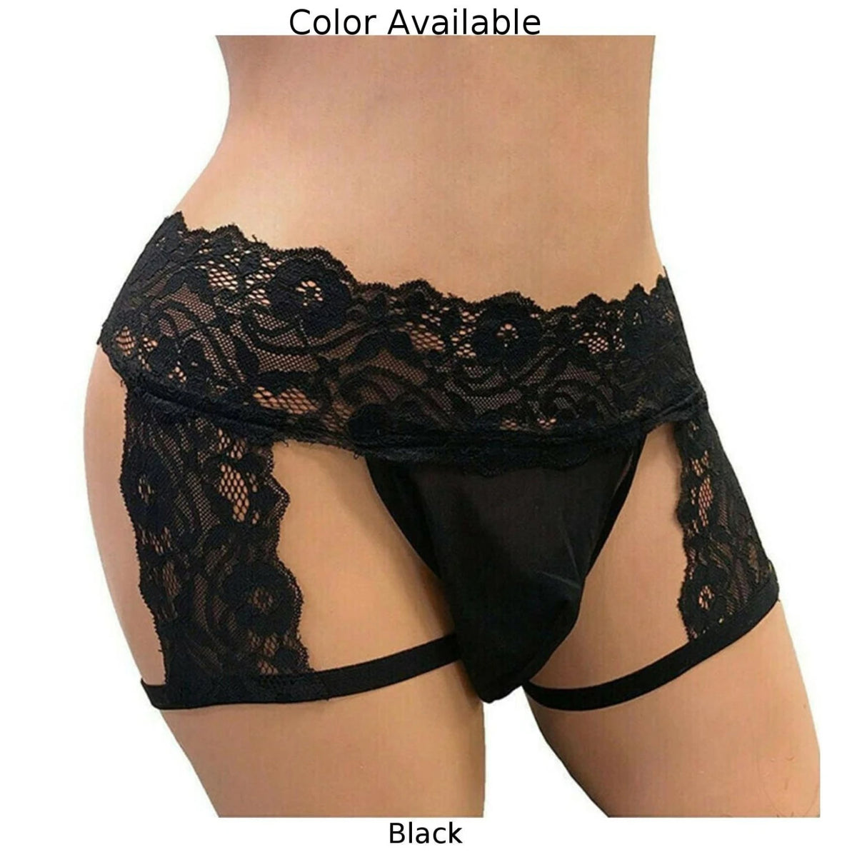 Sissy Boy Cut-Out Lace Thong