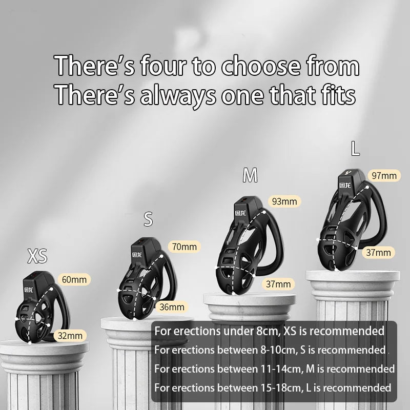 Lightweight ABS Chastity Cage