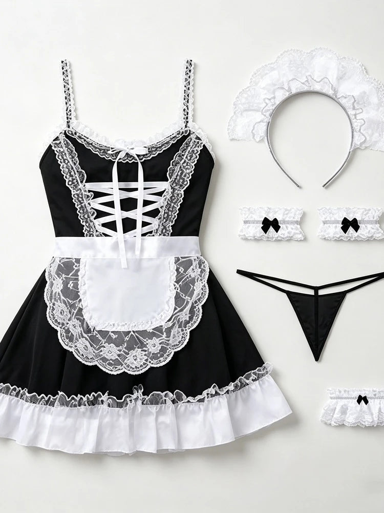 Sissy Ruffle Maid Dress