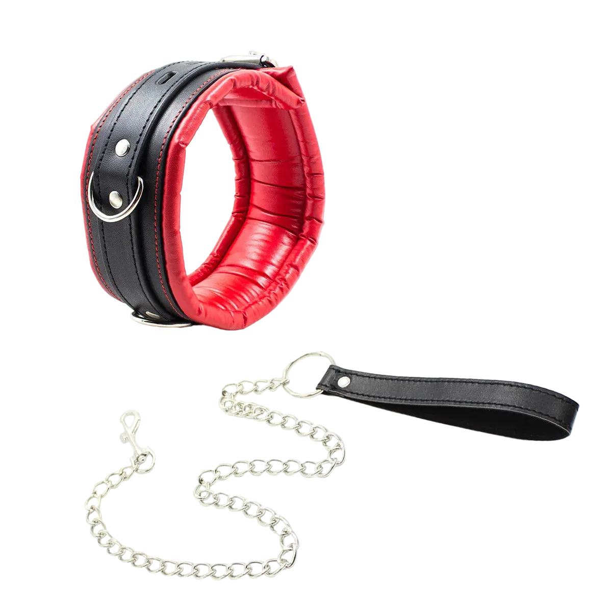 Padded Collar & Chain Leash