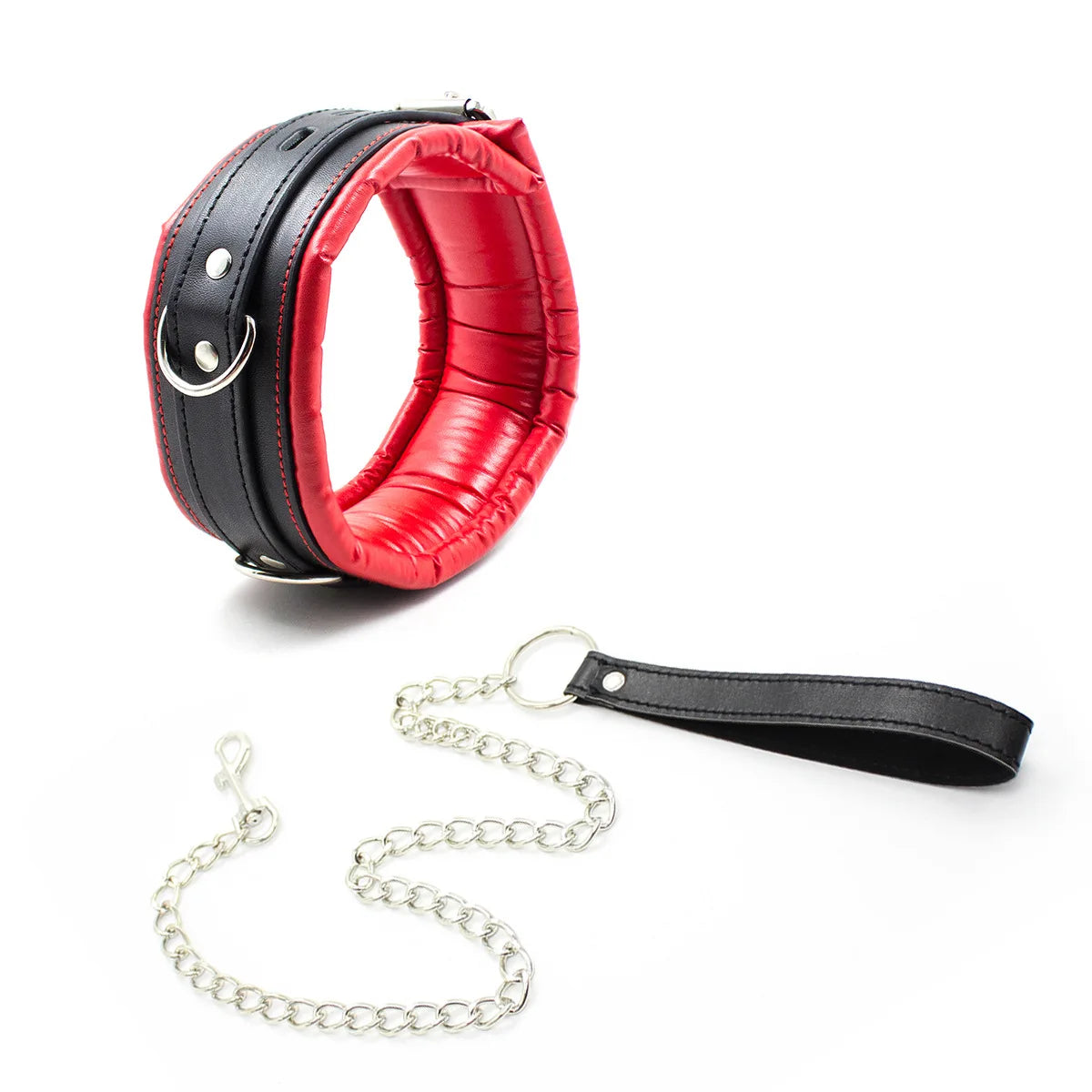 Padded Collar & Chain Leash