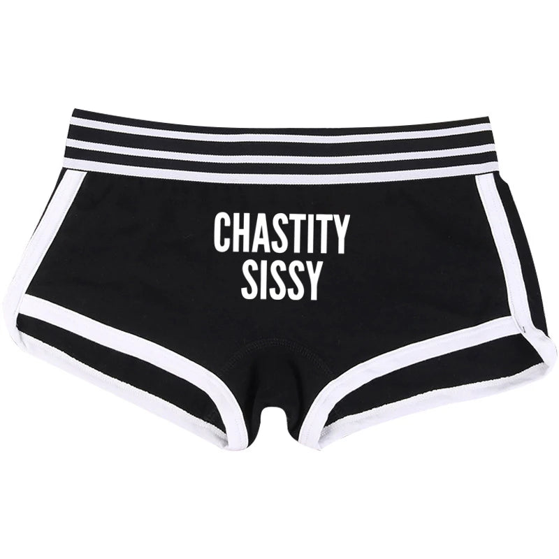 CHASTITY SISSY Cotton Boyshorts