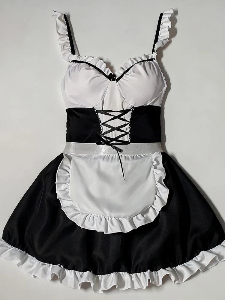 Sissy Ruffle Maid Dress