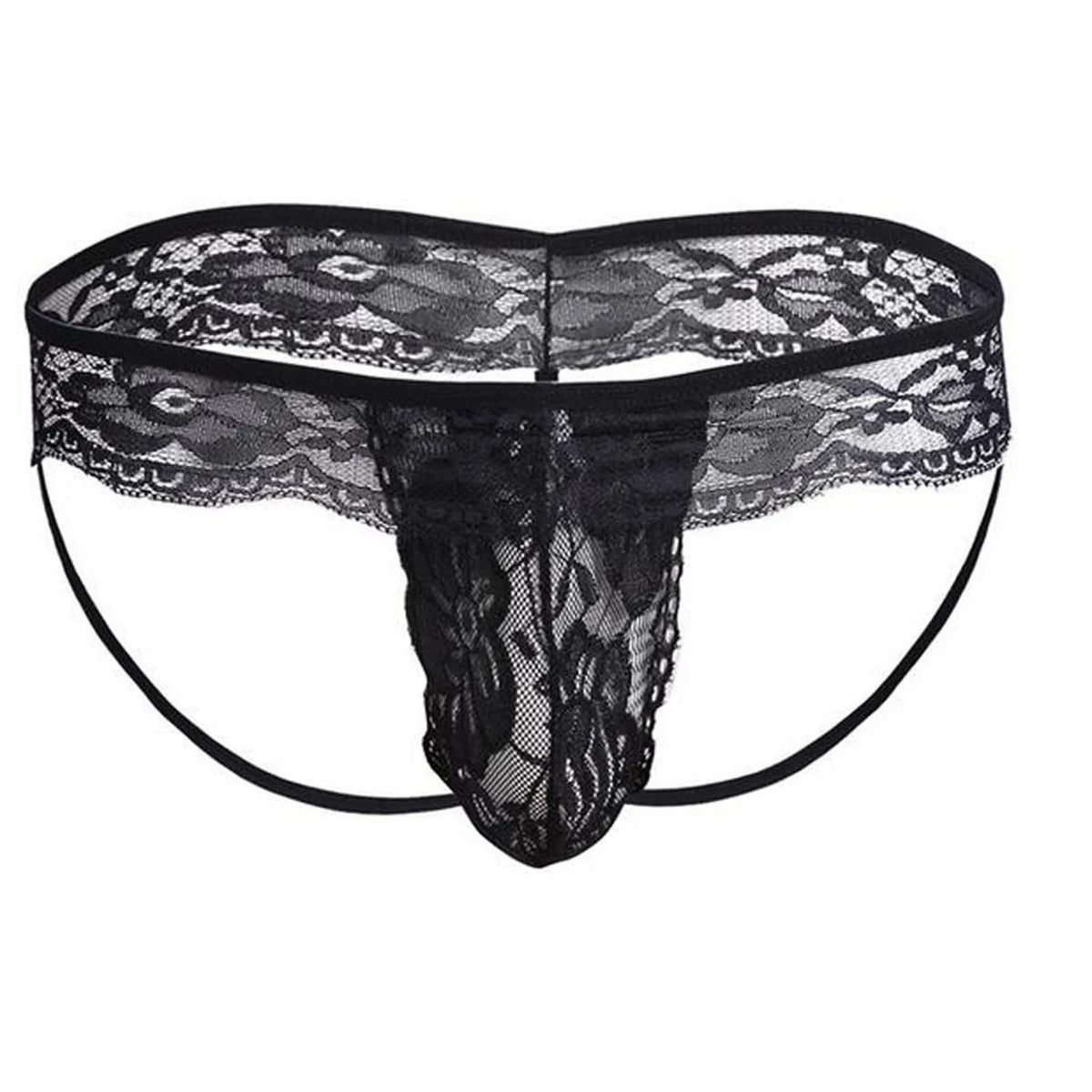Sissy Sheer Lace Thong