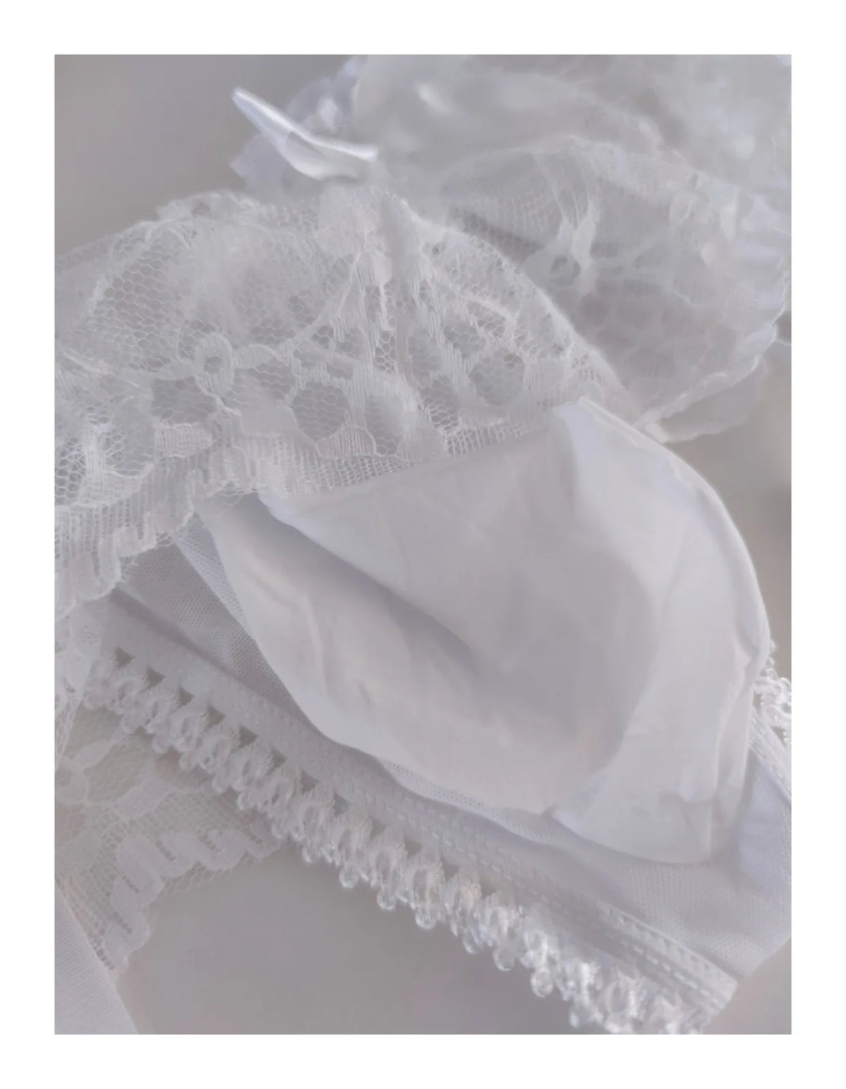 Sissy Lace Garter Skirt Thong