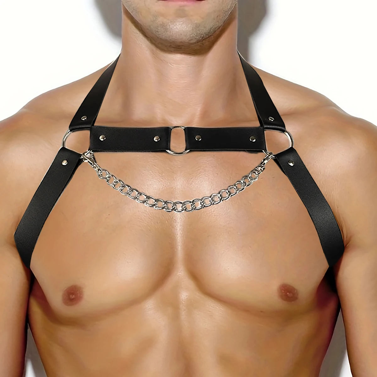 Chain Halter Chest Harness