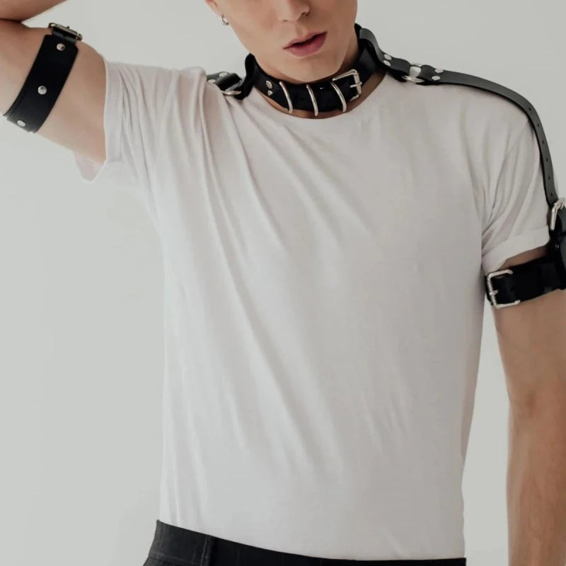 Studded Collar Harness (various styles)
