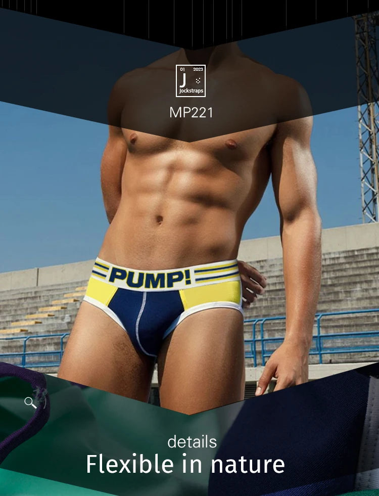 PUMP Sports-Style Cotton Briefs