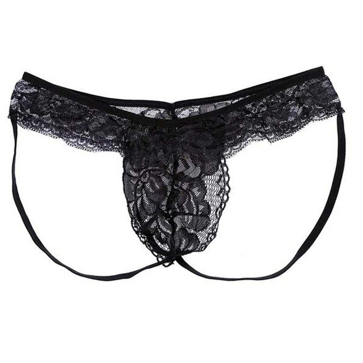 Sissy Sheer Lace Thong