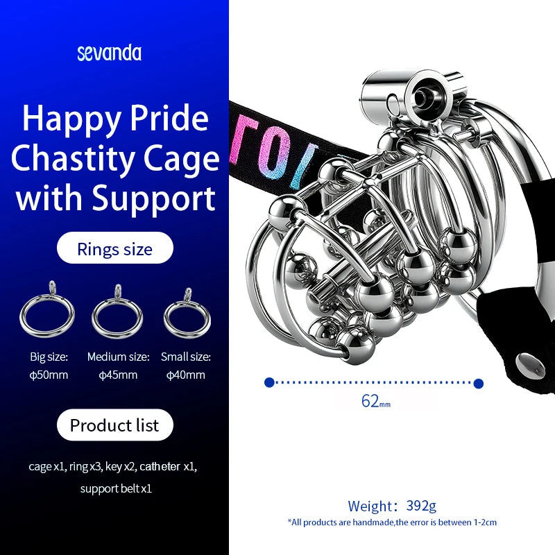 SEVANDA Metal Chastity Cage